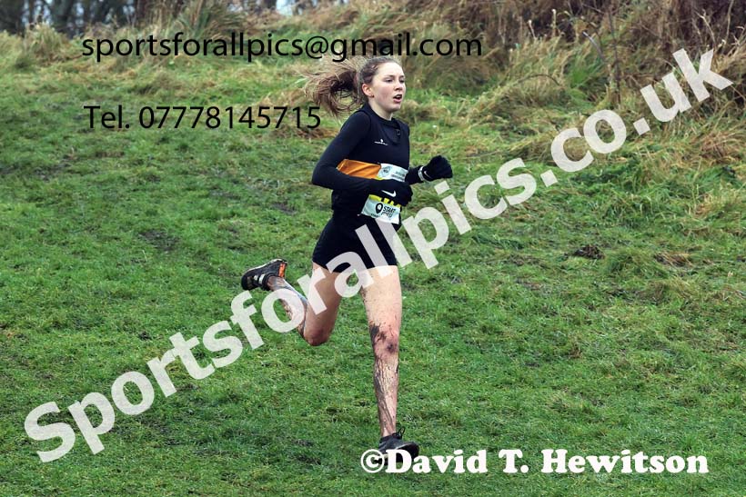 Womens under-17s and under-20s 2023 North Eastern Cross Country Champs., Temple Park, South Shields. Photo: David T. Hewitson/Sports for All Pics